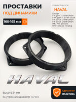 Пластиковые проставки динамиков Haval Dargo F7 gen.1 2019-2024 F7X gen.1 2019-2024 F7 рест. 2019-2024 F7 рест. 2019-2024 H5 H6 Jolion M6 только перед
